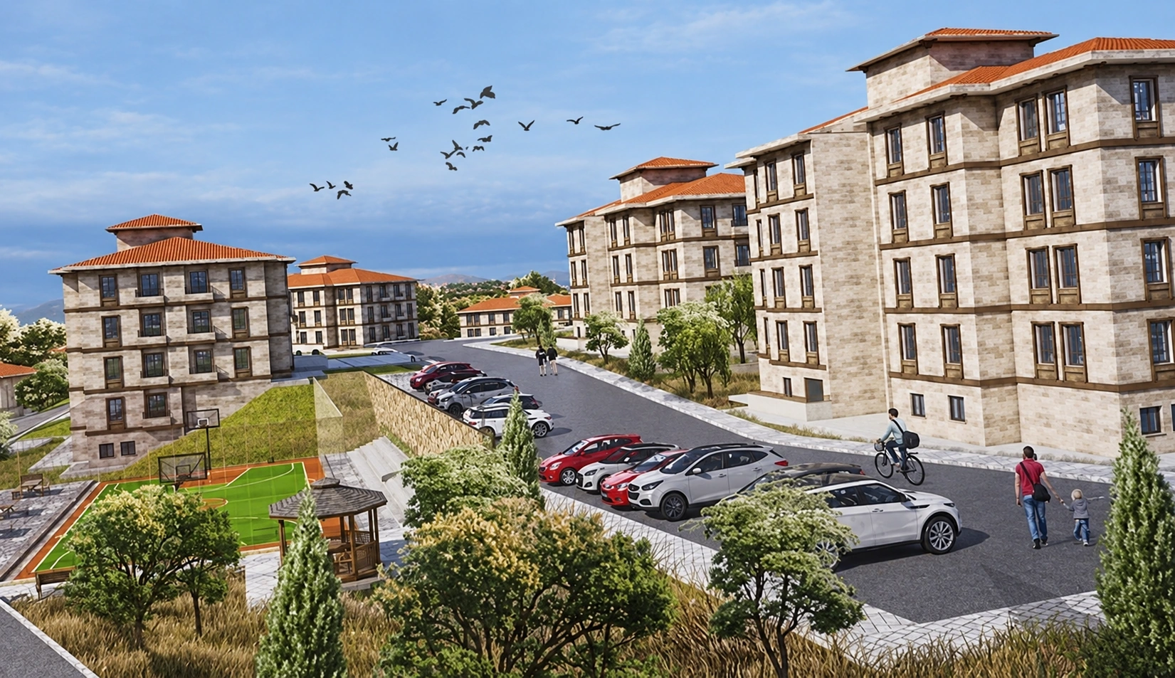 Yapay zekâ ile iyileştirilmiş proje görseli Avanos Konutları