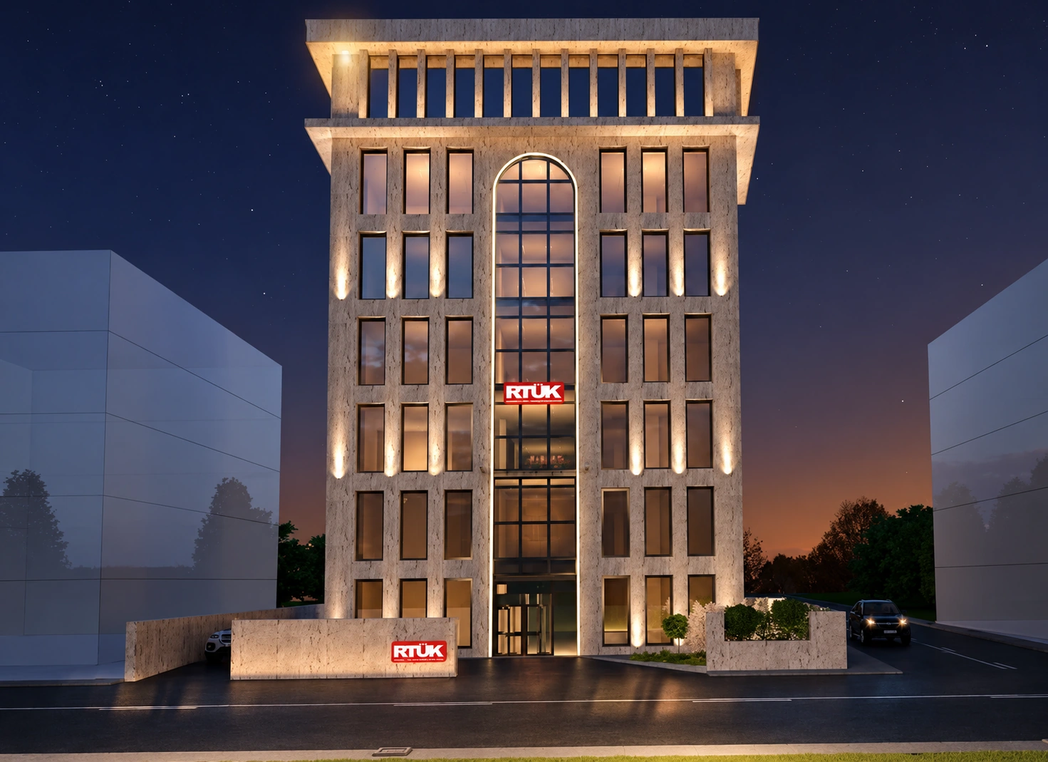 Yapay zekâ ile iyileştirilmiş proje görseli RTÜK Yeni Hizmet Binası